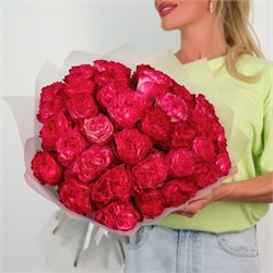 35 розовых роз Энчантмант 50 см 2425_0D2B2
