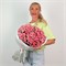 25 розовых кустовых роз Тралала 2544